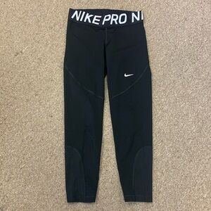 Nike pro leggings BLACK size small